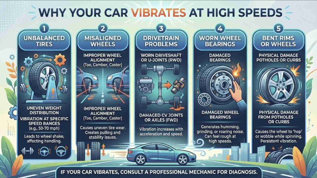 Why Your Car Vibrates at High Speeds