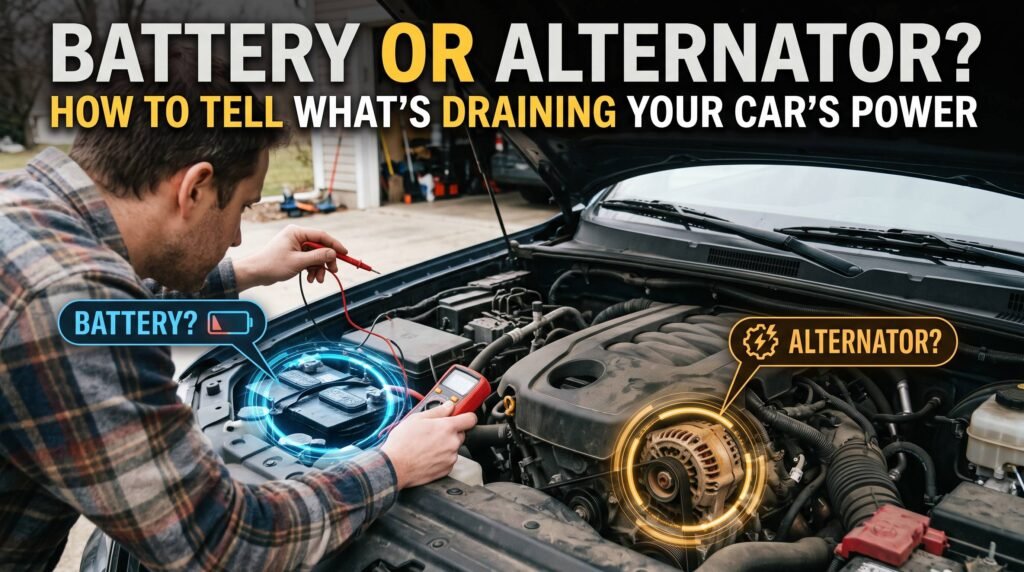 Battery or Alternator? How to Tell What's Draining Your Car's Power